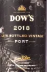 Этикетка Dows LBV 2018 0.75 л