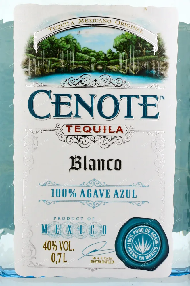 Текила Cenote Blanco  0.7 л