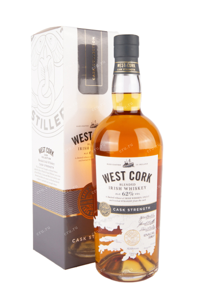 Виски West Cork Cask Strength in gift box  0.7 л