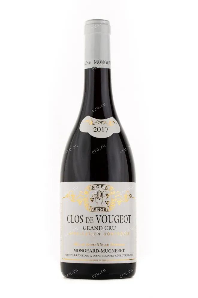 Вино Domaine Mongeard-Mugneret Clos de Vougeot Grand Cru 2017 0.75 л