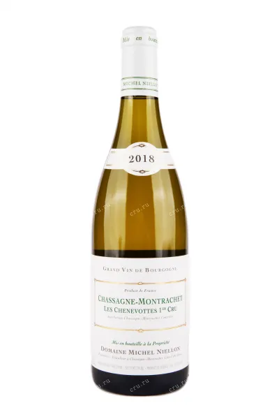 Вино Chassagne-Montrachet Premier Cru Les Chenevottes 2018 0.75 л