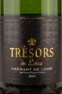 Этикетка вина Трезор Де Луар Креман де Луар 0,75