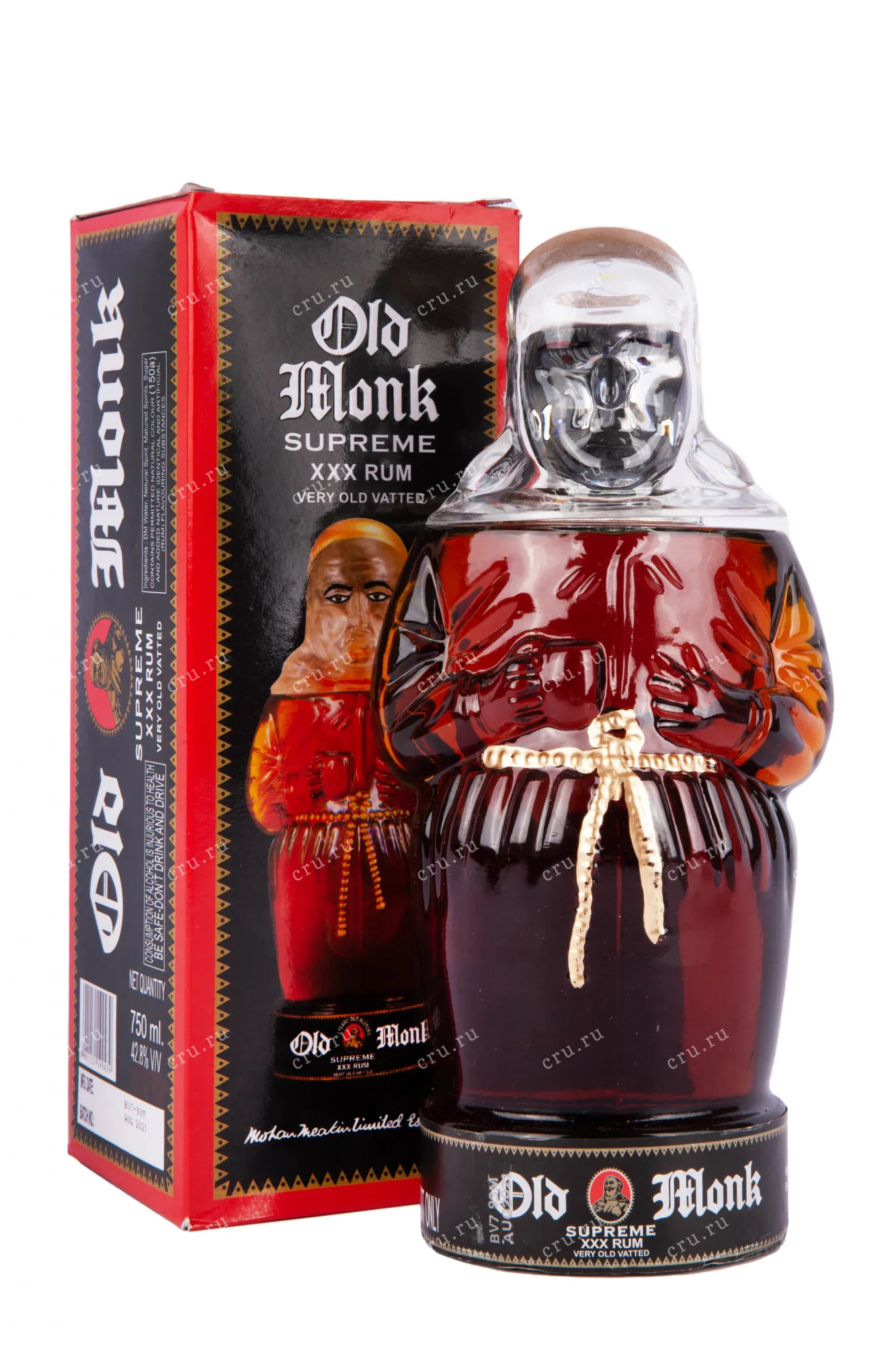 Old Monk XXX Supreme 0.75 л купить - Ром Олд Монк ХХХ Монах цена в магазине