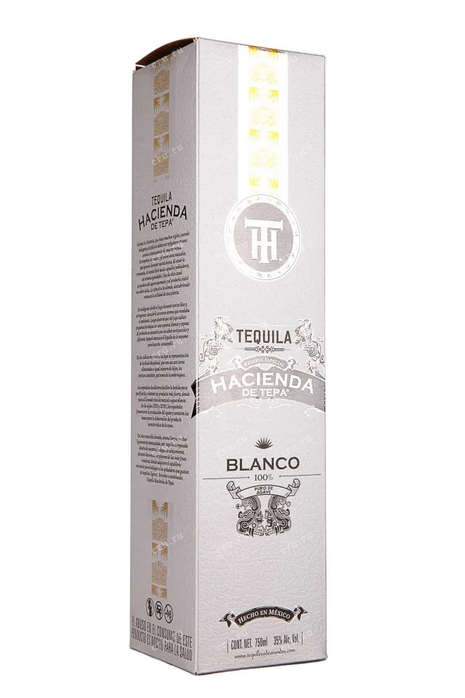 Подарочная коробка Hacienda de Tepa Blanco in gift box 0.75 л