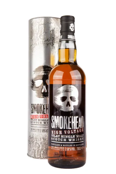 Виски Smokehead High Voltage in tube  0.7 л