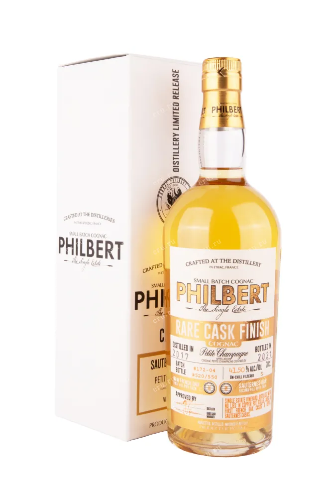 Коньяк Philbert Rare Cask Finish gift box  Petite Champagne 0.7 л