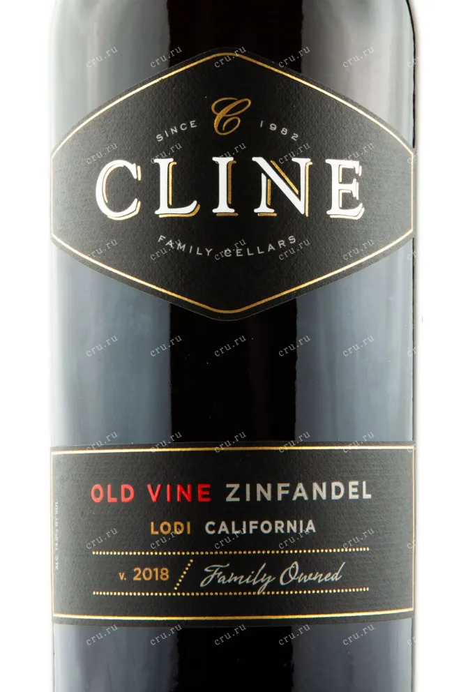 Вино Cline California Zinfandel Vintage 2018 0.75 л