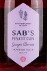 Этикетка Sab's Pinot Gin 0.5 л