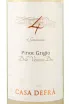 Этикетка Casa Defra Pinot Grigio Delle Venezie IGT 0,75