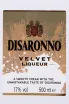 Этикетка Disaronno Velvet 0.5 л