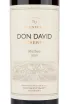 Вино Don David Malbec 2020 0.75 л