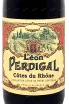 Контрэтикетка Leon Perdigal Cotes Du Rhone 2015 0.75 л