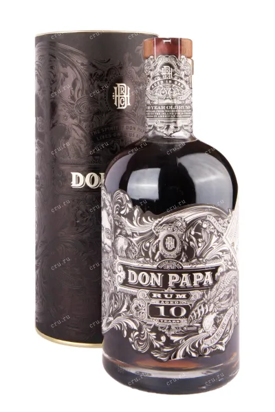 Ром Don Papa 10 years old in tube  0.7 л