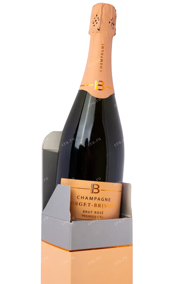 Подарочная коробка игристого вина Forget-Brimont Brut Rose Premier Cru gift box 0.75 л