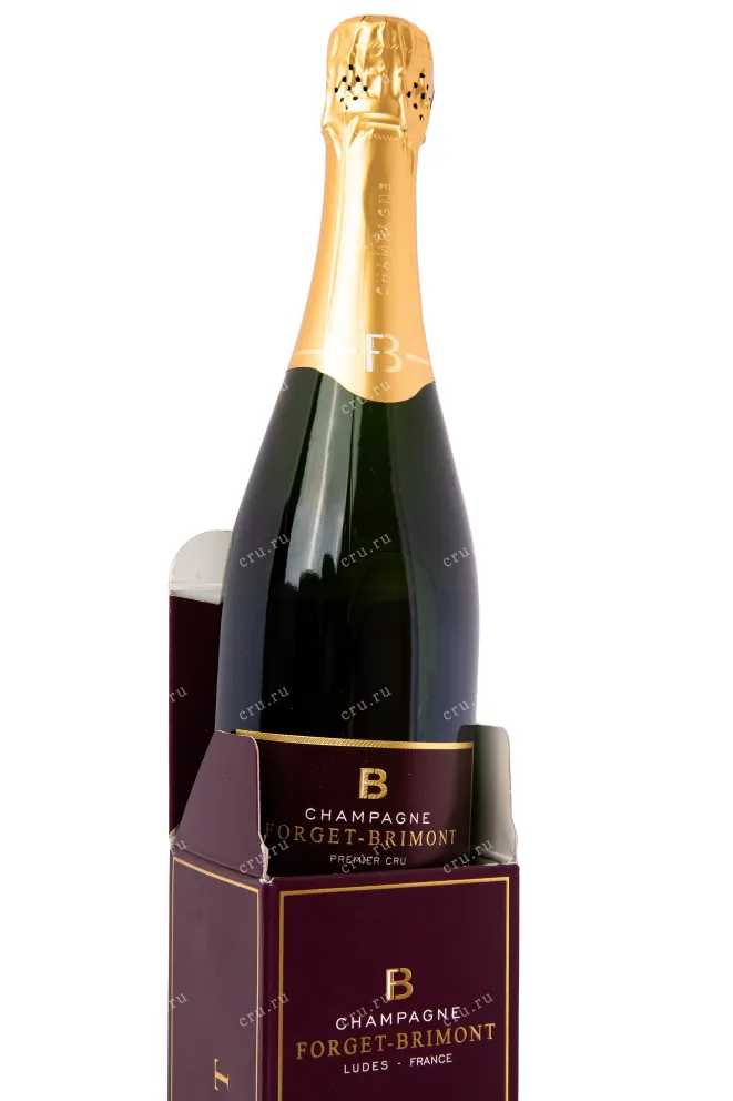 Подарочная коробка игристого вина Forget-Brimont Blanc de Noirs Extra Brut 0.75 л