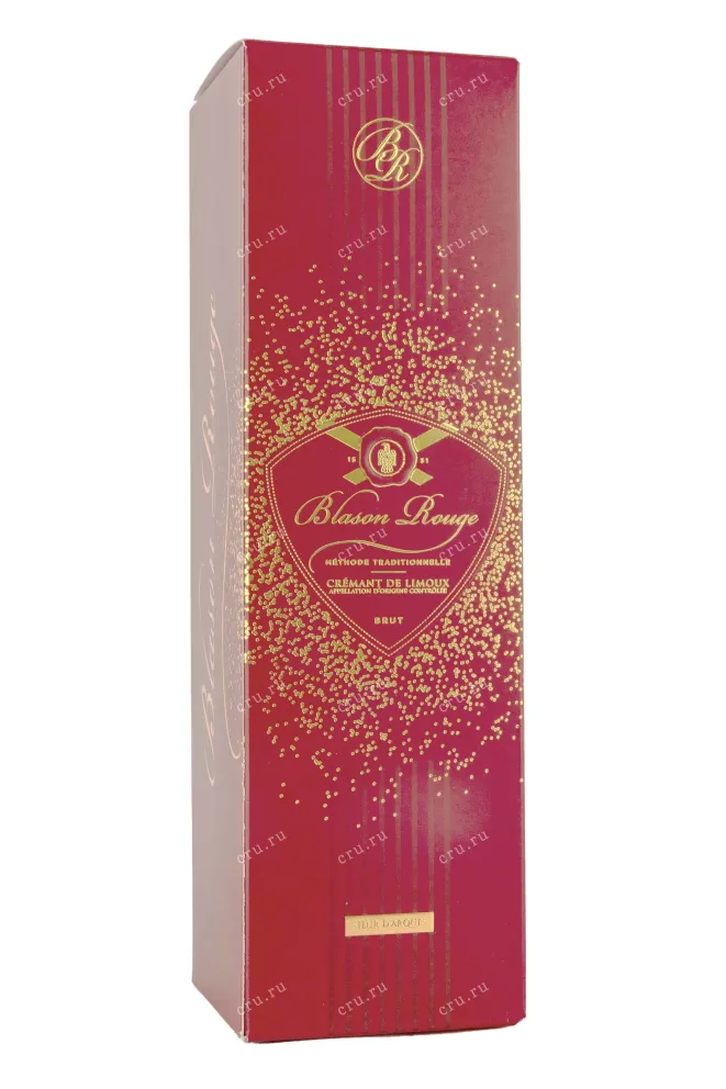 Подарочная коробка Blason Rouge Cremant de Limoux in gift box  0.75 л