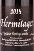 Этикетка Domaine Dard & Ribo Hermitage 2018 0.75 л