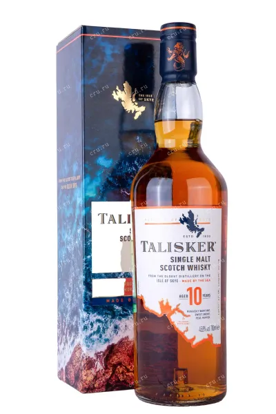 Виски Talisker 10 Years old gift box  0.7 л