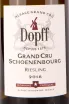 Этикетка Dopff au Moulin Riesling Grand Cru Schoenenbourg 2018 0.75 л