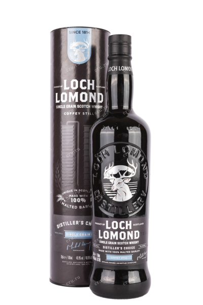 Виски Loch Lomond Single Grain Distillers Choice Coffey Still in tube  0.7 л