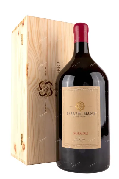 Вино Terre del Bruno Gorgoli wooden box 2020 3 л