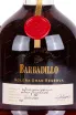 Этикетка Barbadillo Solera Gran Reserva Brandy de Jerez DO in gift box 0.7 л