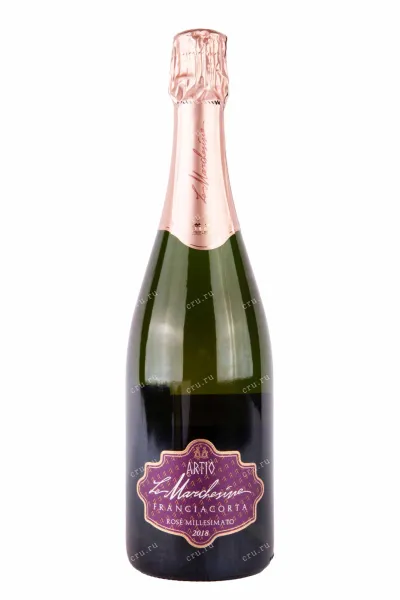 Игристое вино Le Marchesine Franciacorta Artio Rose Millesimato 2018 0.75 л