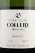 Этикетка Collery Grand Cru a Ay  2017 0.75 л