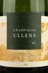 Этикетка Ullens Brut AOC 2018 0.75 л