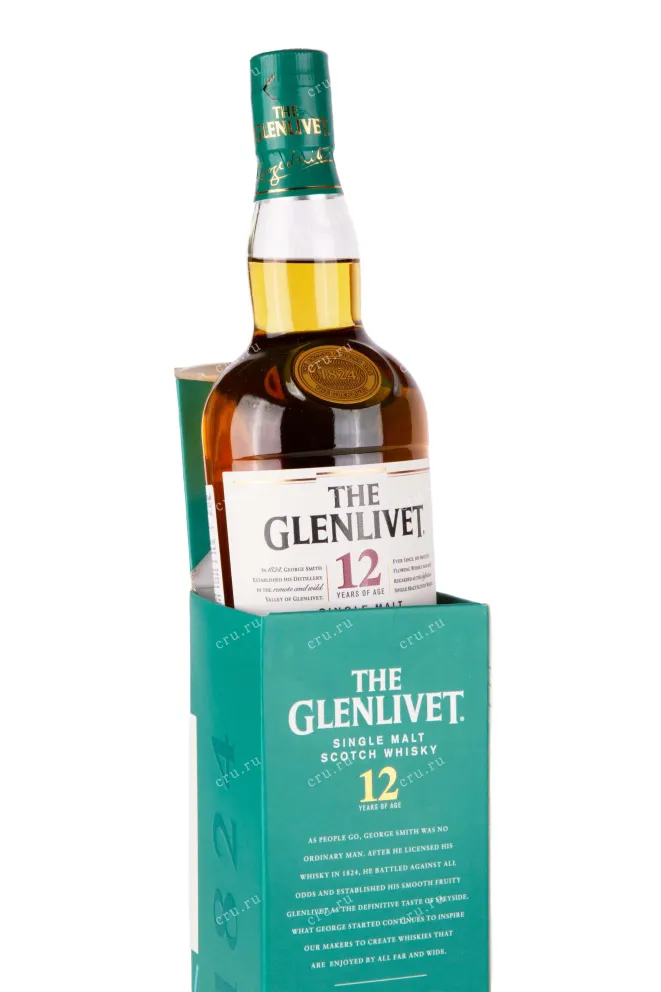 В подарочной коробке The Glenlivet 12 years in gift box 0.75 л