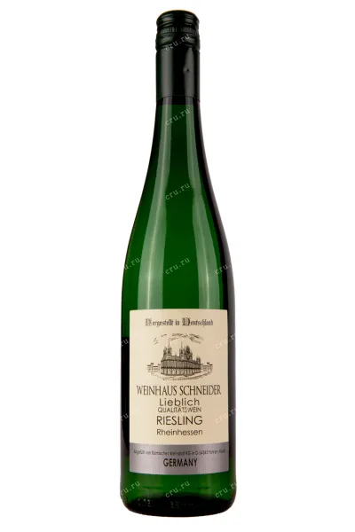 Вино Weinhaus Schneider Riesling Lieblich 2022 0.75 л