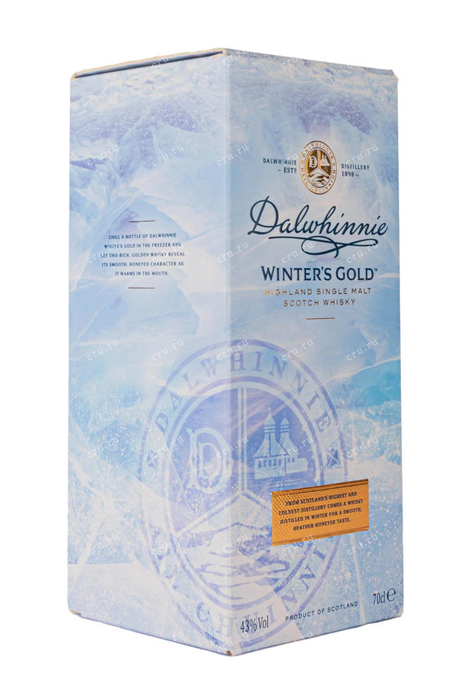 Подарочная коробка Dalwhinnie Winter's Gold gift box 0.75 л