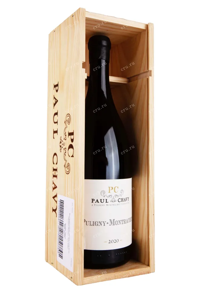 В деревянной коробке Paul Chavy Puligny-Montrachet in gift box 2020 1.5 л