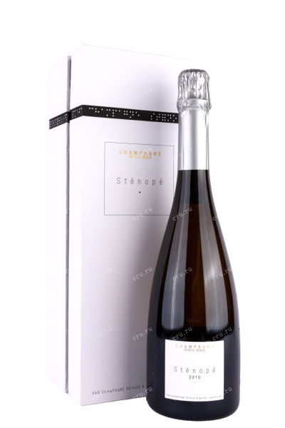 Шампанское Devaux Stenope Extra Brut Blanc with gift box 2010 0.75 л