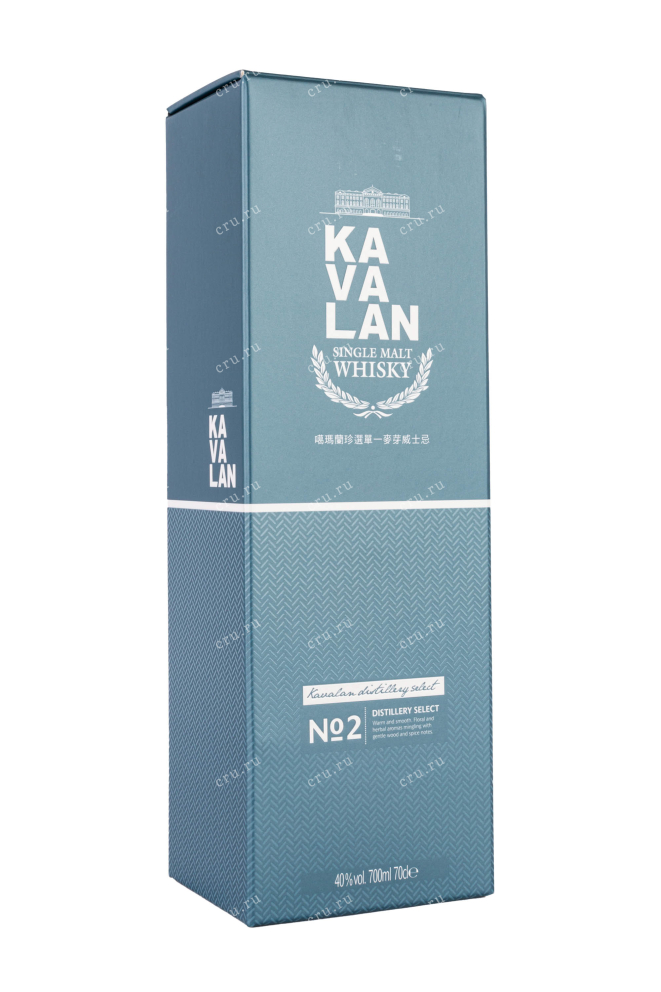 Подарочная коробка  Kavalan Distillery Select #2 with gift box 0.7 л