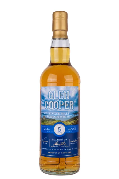 Виски Single Malt Glen Cooper 5 years  0.7 л