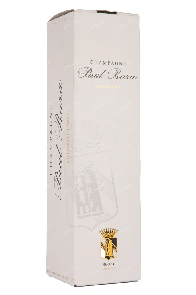 Подарочная коробка игристого вина Paul Bara Brut Grand Rose Bouzy Grand Cru 0.75 л