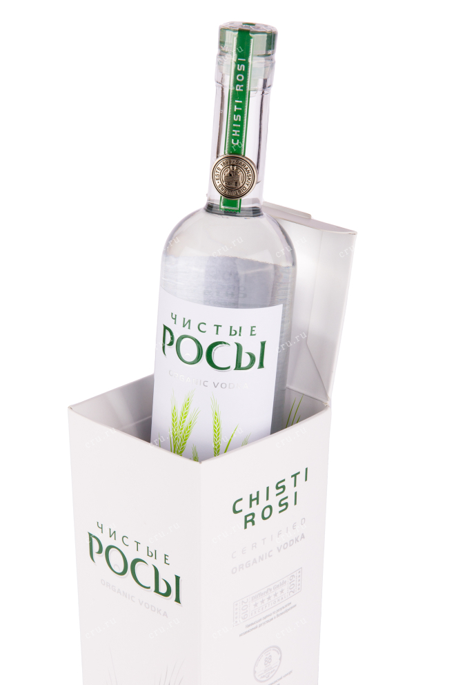 Бутылка водки Chisti Rosi with gift box 0.5 в подарочной упаковке