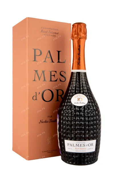 Шампанское Nicolas Feuillatte Palmes D'Or Brut Rose in gift box  0.75 л