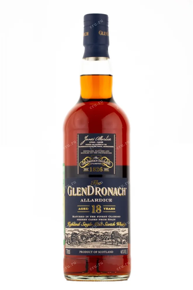 Виски Glendronach Allardice 18 years  0.7 л