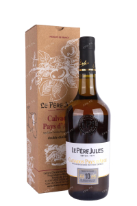 Кальвадос Le Pere Jules Pays d'Auge 10 years old gift box   0.7 л