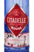 Этикетка Citadelle Rouge 0.7 л