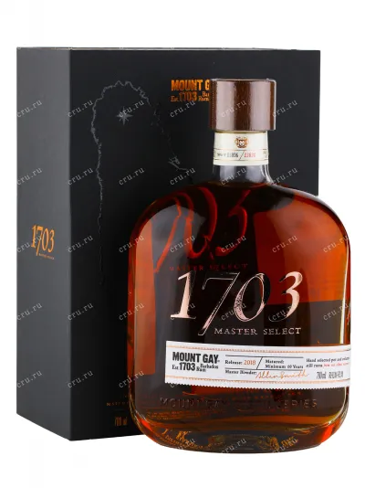 Ром Mount Gay 1703 Old Cask Selection gift box  0.7 л