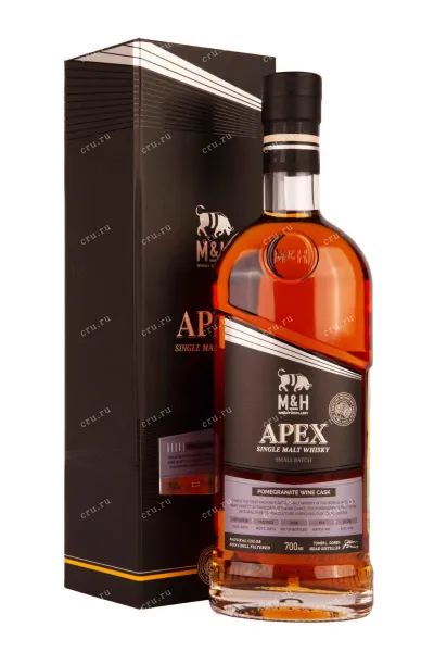 Виски M & H Apex Pomegranate Wine Cask gift box  0.7 л