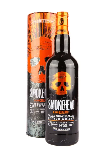 Виски Smokehead Rum Rebel in tube  0.7 л