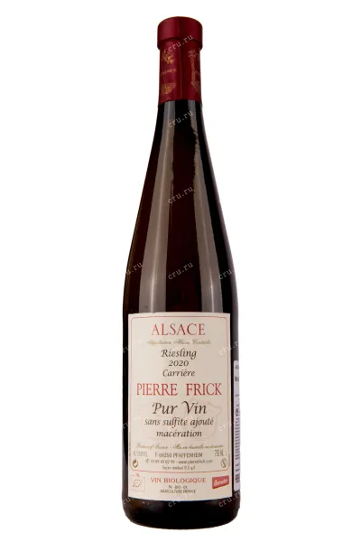 Вино Pierre Frick Riesling Carriere 2020 0.75 л