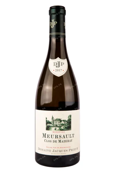 Вино Domaine Jacques Prieur Monopole Meursault Clos de Mazeray 2017 0.75 л