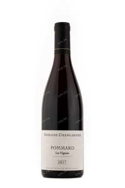 Вино Domaine Changarnier Pommard Les Vignots 2017 0.75 л