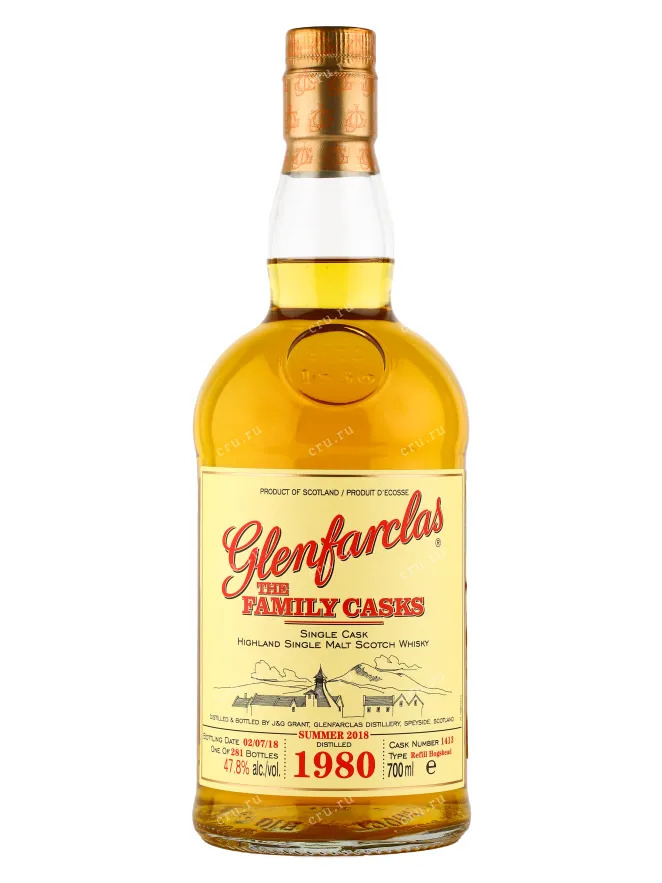 Виски Glenfarclas Family Casks 1980 0.7 л