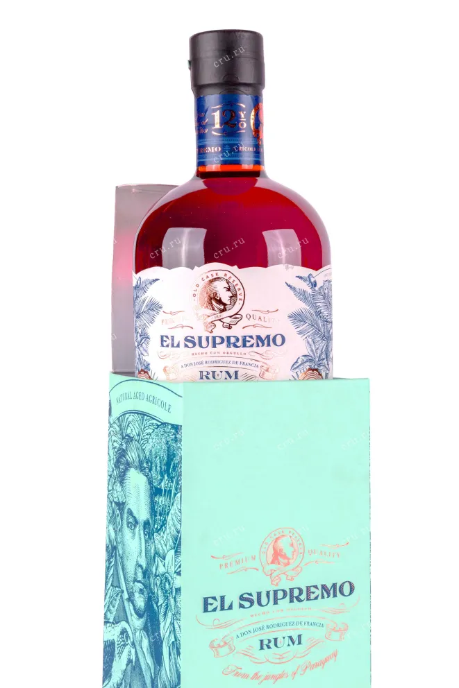 В подарочной коробке El Supremo 12 years old in gift box 0.7 л